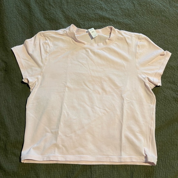 Yogalicious Light Pink Short Sleeve Top - Picture 1 of 5